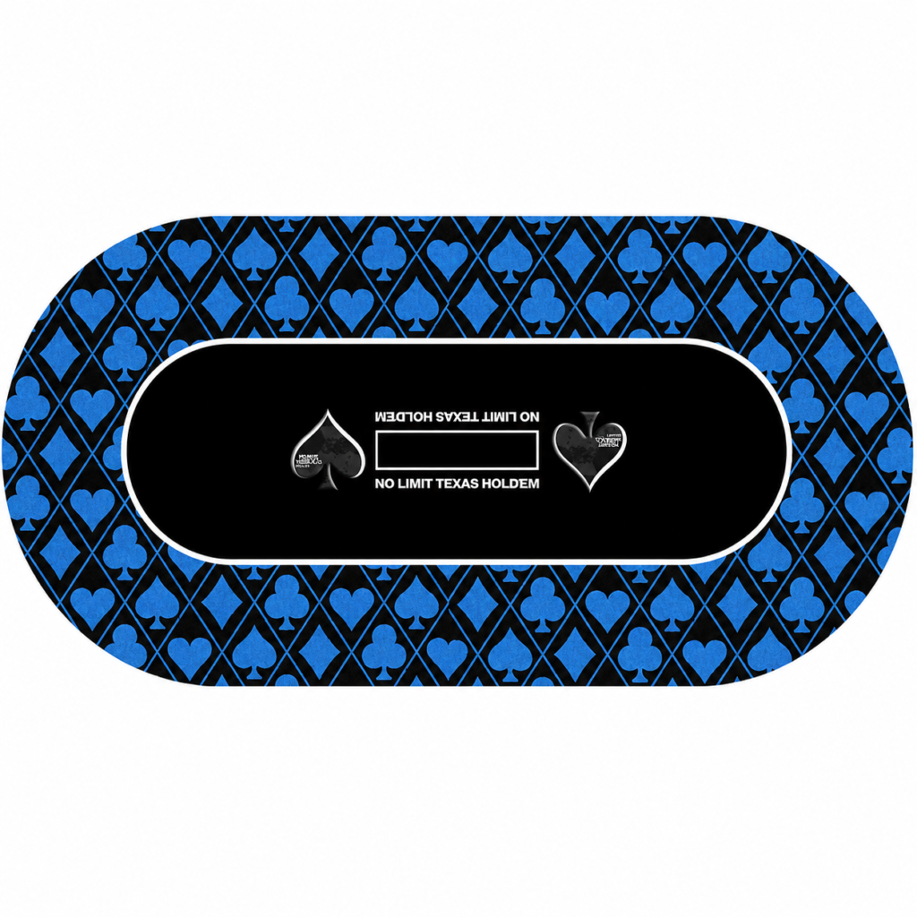 Oval Poker Table Mat