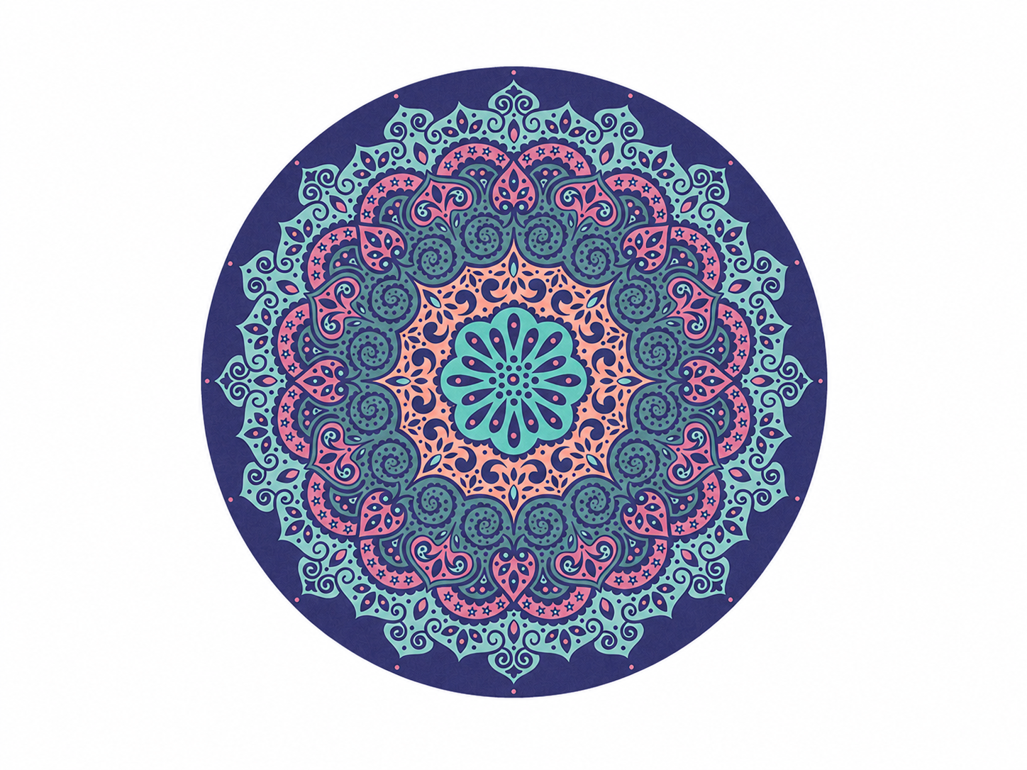 Round Yoga Mat
